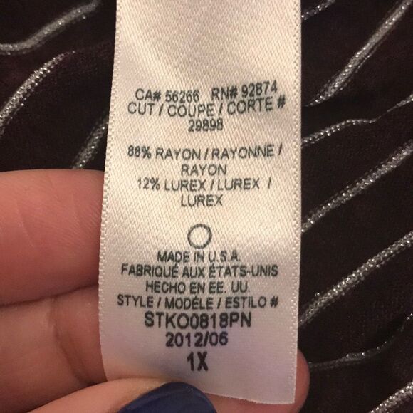 Splendid 3/4 sleeve hi-lo top - Picture 5 of 5